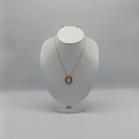 Glamora Disc Golden Necklace