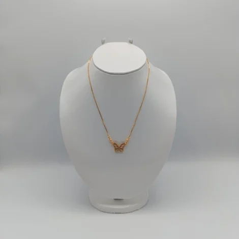 Fairy Dust Butterfly Zircon Necklace